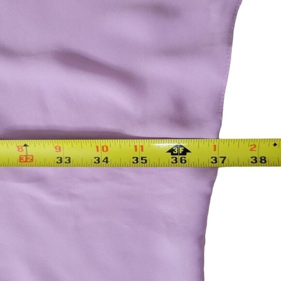 ASOS Cover Up Top Size 16 Lavender Cold Shoulder Batwing Sleeve Oversized - Picture 9 of 10